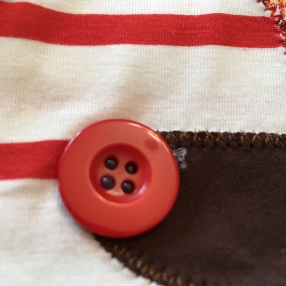 Reindeer Striped Christmas Holiday Dress - Picture 4 of 5